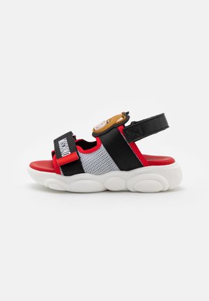 UNISEX - Sandálias - white/red/black