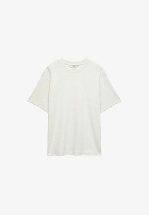 Marks & Spencer, PURE CREW NECK - T-shirts basic - grey marl