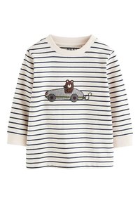 Ikke valgt, white/blue stripe bear car