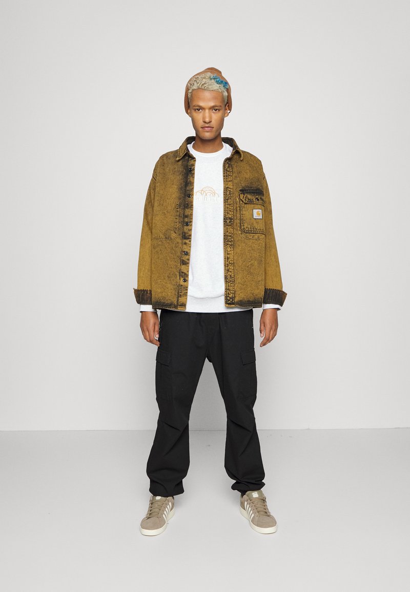 Herren Kapuzenpullover | Carhartt WIP GEO SCRIPT Sweatshirt ash/grau - MG10068 Herren Kapuzenpullover | Carhartt WIP GEO SCRIPT Sweatshirt ash/grau - MG10068
