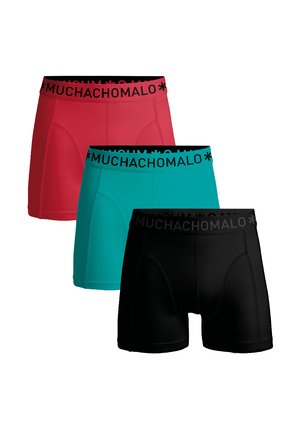 3-PACK SOLID - Bokserit - black green red