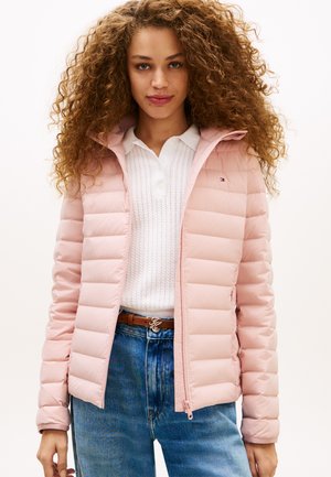 Tommy Hilfiger, LIGHTWEIGHT SLIM WATER REPELLENT DOWN JACKET - Páperová bunda - foggy pink