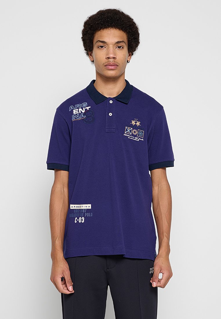 LA MARTINA Poloshirt donkerblauw