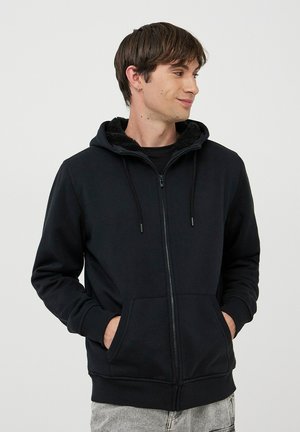 Terranova Felpa con zip - nero