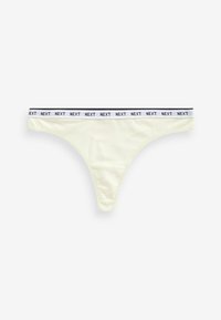 Next MONO PRINT RICH LOGO KNICKERS FOUR PACK - String - navy  pink spot