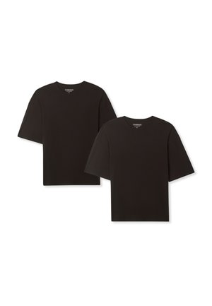 PACK 2 OVERSIZE  - T-shirt basic - 2x Black