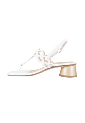 Siano Via Roma, NIEDRIGE SANDALEN - Infradito - white