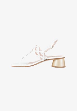 Siano Via Roma, NIEDRIGE SANDALEN - Infradito - white