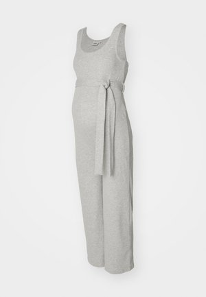 ONLY MATERNITY, OLMTRILLIE CULOTTE BELT - Kezeslábas - light grey melange
