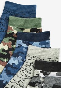 Next SEVEN PACK - Calcetines tobilleros - khaki green blue grey camouflage