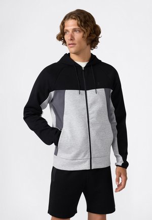 HOODED C-TECH - Sweater met rits - grey