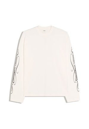 Bershka, LONG SLEEVE PRINT T-SHIRT - Top s dlhým rukávom - grey