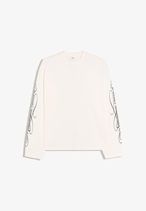 Bershka, LONG SLEEVE PRINT T-SHIRT - Top s dlhým rukávom - grey