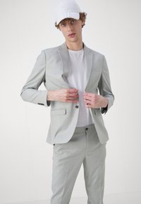 Selected Homme SLHSLIM CEDRIC STRUCTURE SUIT - Odijelo - light green melange