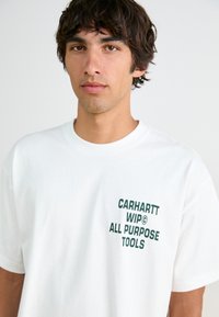 Carhartt WIP CROSS SCREW - T-shirts print - white