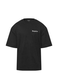 HEAVY OVERSIZE FUTURE - Trükipildiga T-särk - black