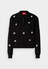 Strickpullover - black