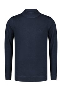 Dstrezzed CREW NECK WASHED MERINO - Strickpullover - dk navy