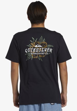Quiksilver HIBISCUS MOR - T-shirts print - black