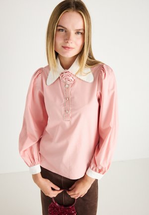 PASSIFLORA CONTRAST COLLAR - Blúz - pink