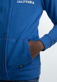 Petrol Industries Felpa con zip - blue