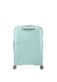 American Tourister STARVIBE TROLLEY ERWEITERBAR - Valise à roulettes - metallic surf blue
