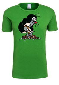 LOGOSHIRT "DER KLEINE MAULWURF"-PRINT - Triko s potiskem - hell oliv