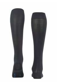 FALKE FINE SOFTNESS - Kniekousen - black