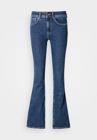 Bootcut piegriezuma džinsi - denim