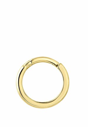 INDIVIDUAL ARO ANCHO CON TEXTURA - Pendientes - gold-coloured