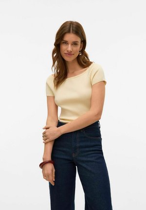 VMPOPPY VMA NOOS - T-shirt basic - bone white