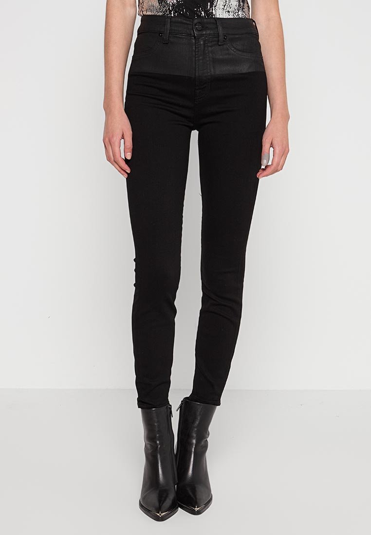 7 For All Mankind Jeans Skinny Fit zwart