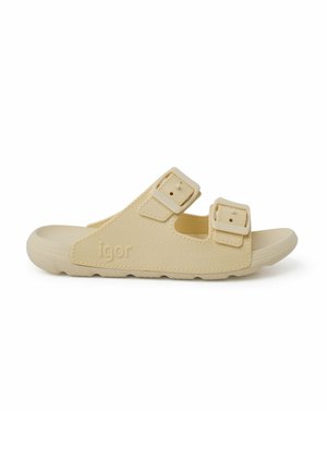 DOBLE HEBILLA - Pool slides - marfil