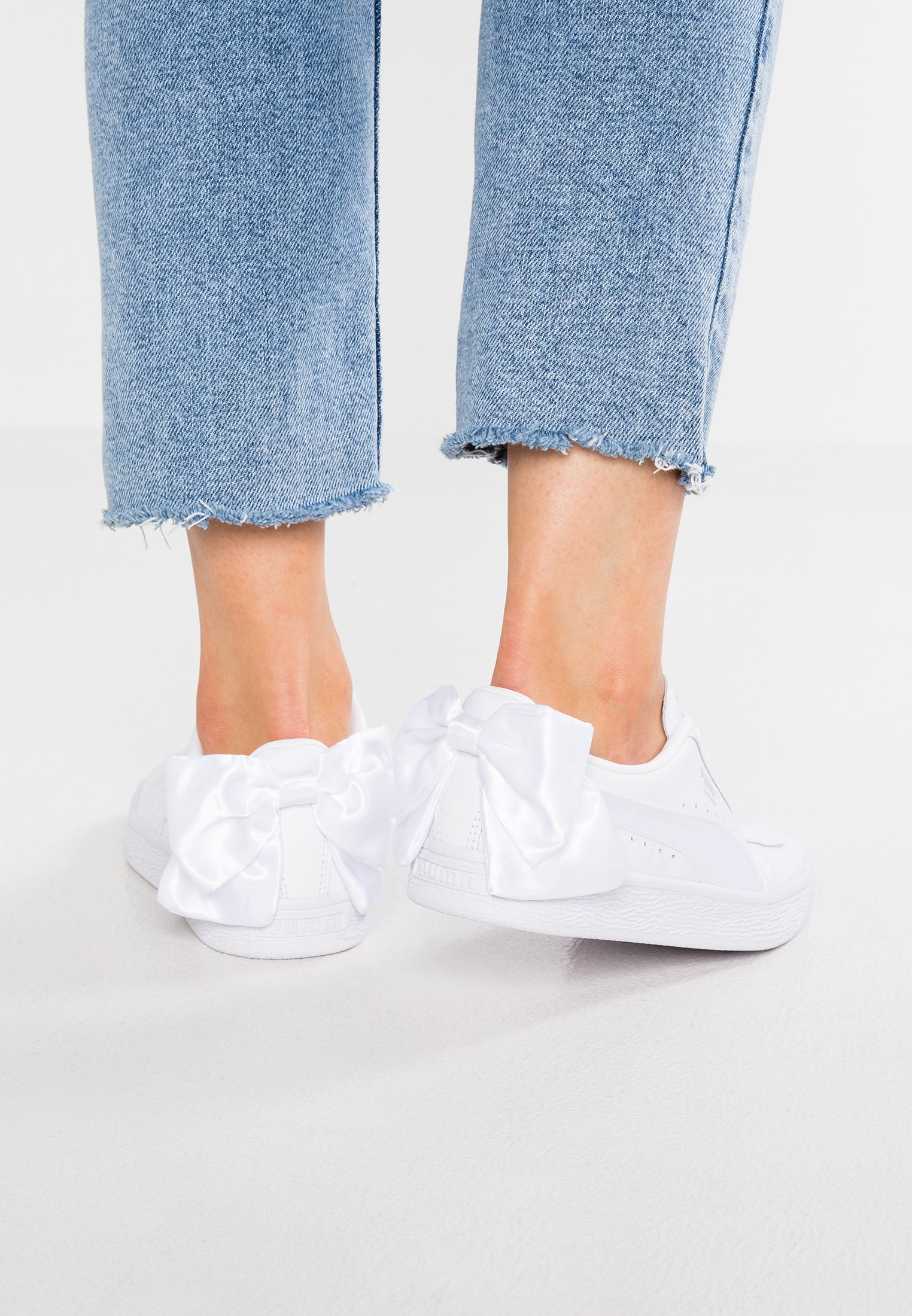 puma bow blanc