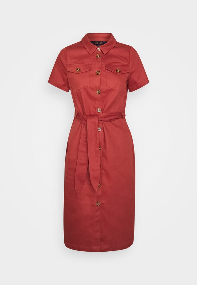 KATY DRESS STURDY - Sukienka koszulowa - desert red