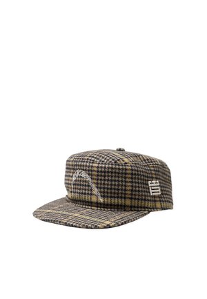 Woodbird, WBYIN CHECK PILLBOX CAP - Cap - sand-yellow