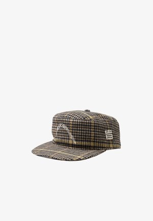 Woodbird, WBYIN CHECK PILLBOX CAP - Καπέλο - sand-yellow