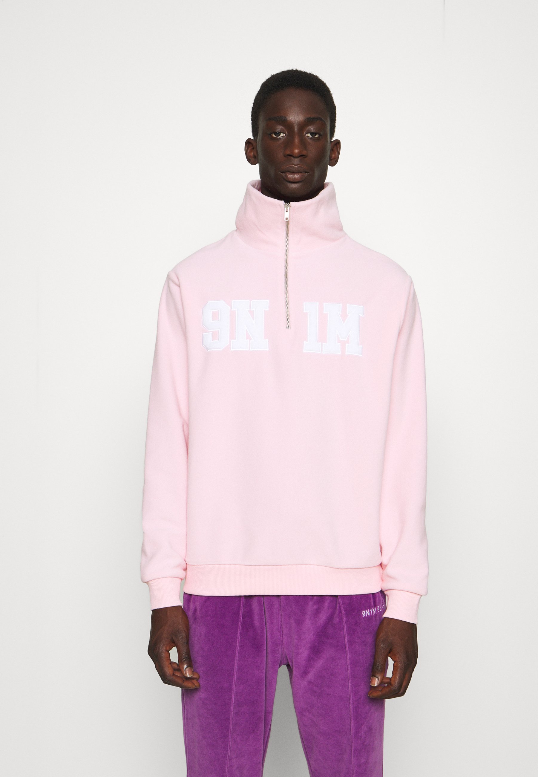 9N1M SENSE HALF ZIP UP UNISEX - Forro polar - pink/rosa - Zalando.es