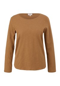 s.Oliver LANGARM - Langarmshirt - brown