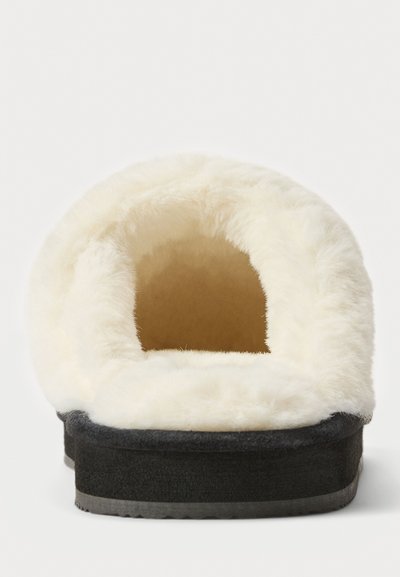 Polo Ralph Lauren POLO BEAR SUEDE & FAUX-FUR SLIPPER - Papuče - black/holiday bear