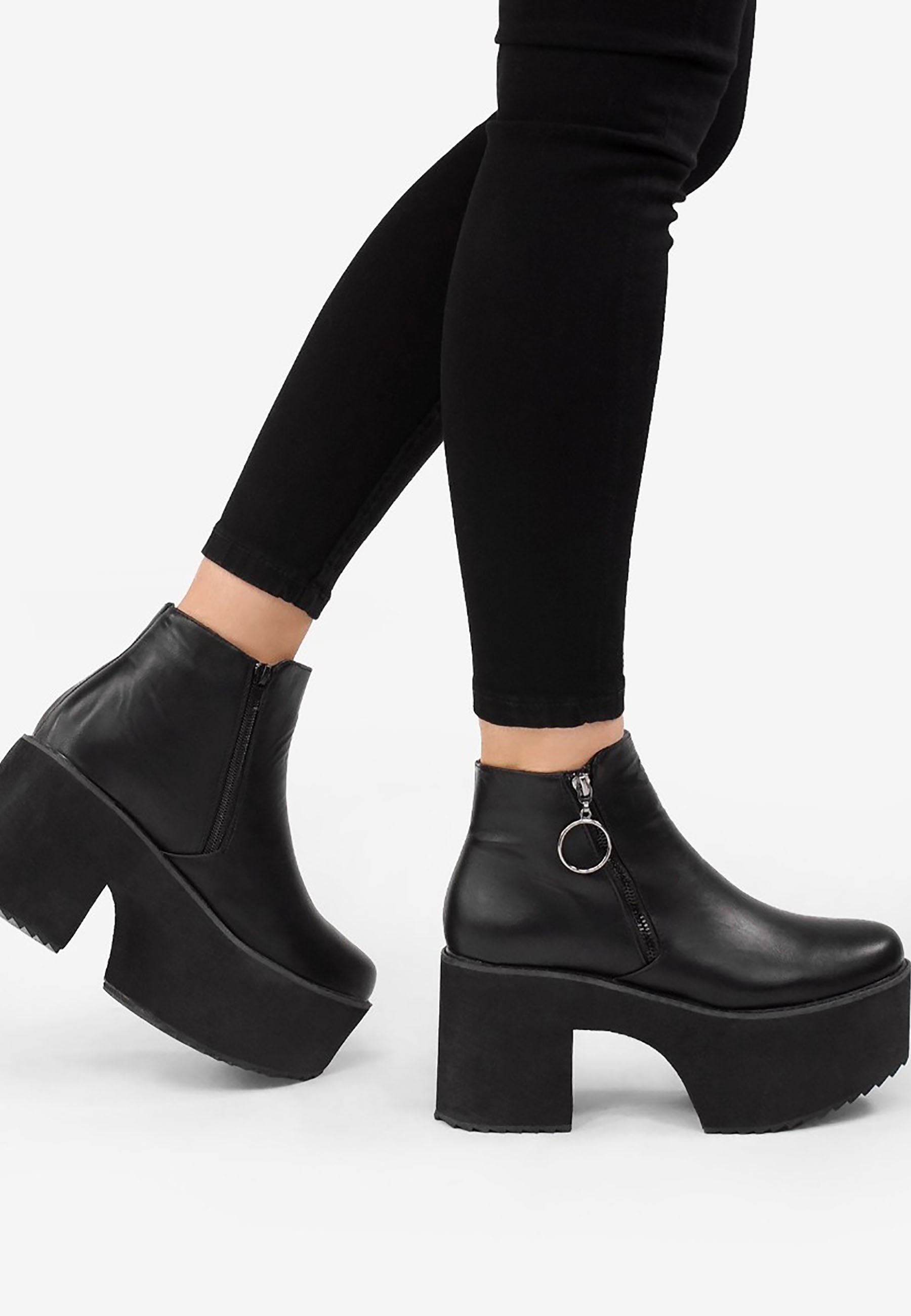 Bosanova BOTIN PU JASON - Botines con plataforma - black/negro - Zalando.es