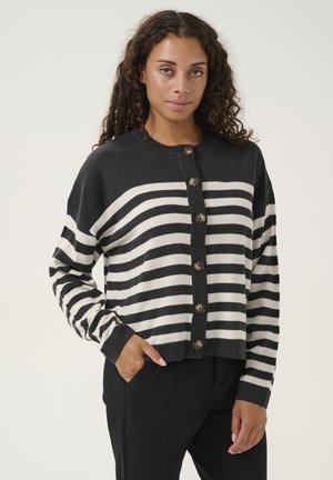 Cardigan - phantom whitecap stripe