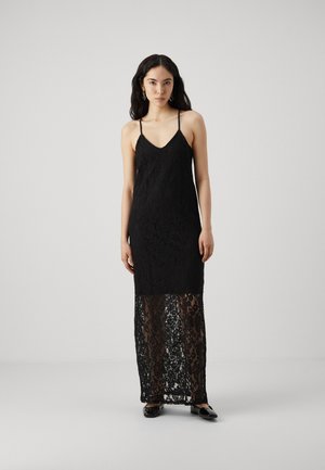 VMMILA SINGLET LONG DRESS - Koktajl obleka/za zabavo - black