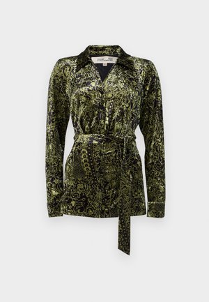 Diane von Furstenberg LARGARDE - Blusa com botões - green