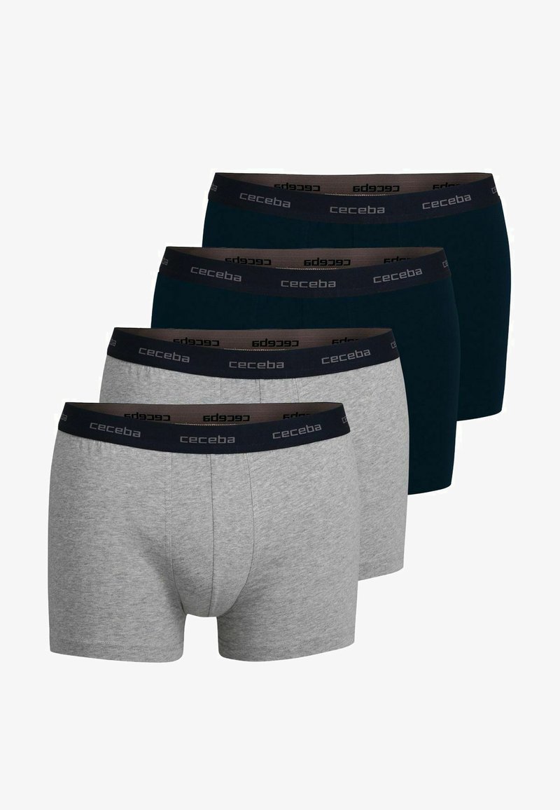 Ceceba 4 PACK - Trunks - dunkelblau/grau melange