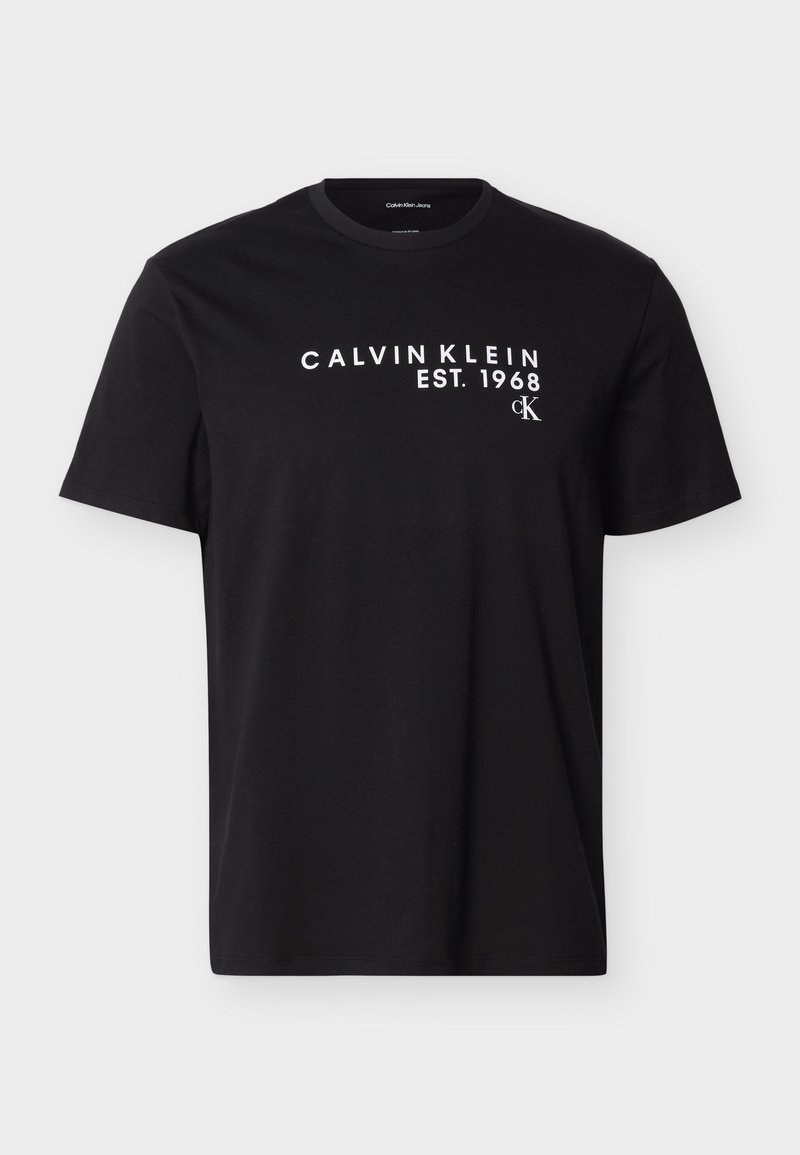 Calvin Klein Jeans T-shirt print zwart