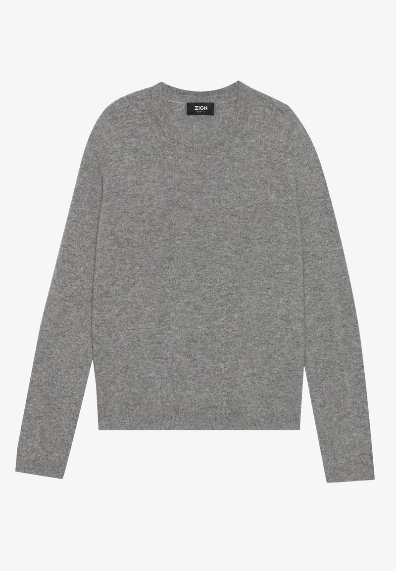 Zign Studio Trui grijs gemêleerd Zign Studio Trui grijs gemêleerd