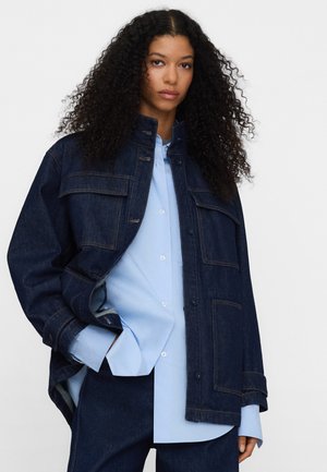 STRAIGHT - Halflange jas - navy blue