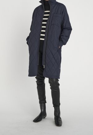 Manteau d'hiver - mottled dark blue