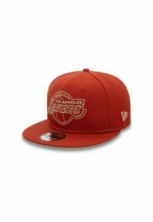 New Era 9FIFTY WORDMARK LOS ANGELES LAKERS brązowy